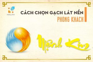 gạch lát nền Taicera phòng khách cho người mệnh Kim