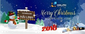 Đại lý gạch Taicera Hải Linh chúc mừng giáng sinh và năm mới 2018