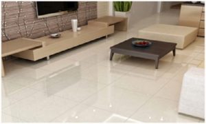 Gạch lát nền màu trắng hợp với gia chủ mệnh Kim