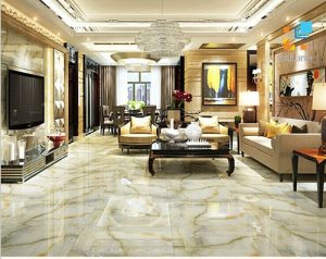 Gạch lát nền taicera sang trọng cho phong khách
