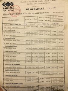 bao gia taicera 2016