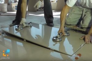 Thi công vơi gạch lát nền taicera